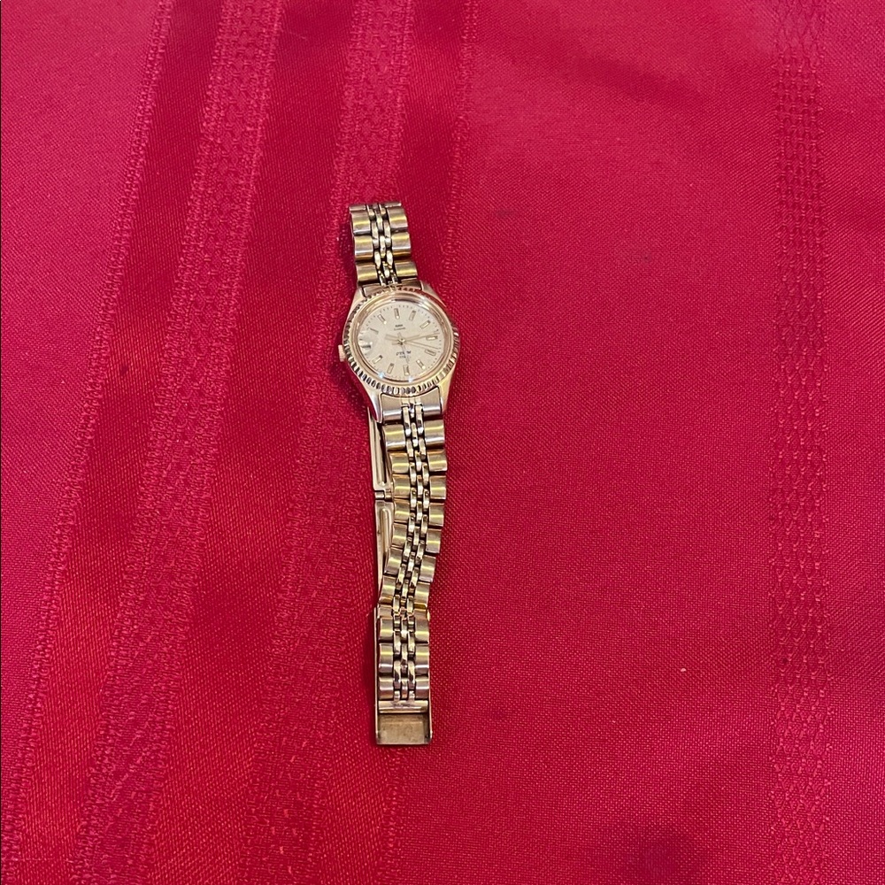 Gold Tone Women's Link Bracelet Watch